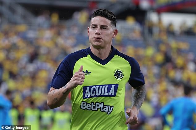 There is concern about the health of James Rodriguez after he was rushed to hospital after playing for Colombia