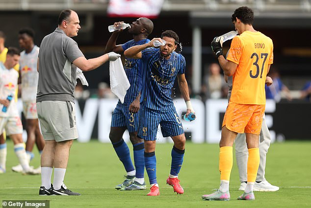 Rodriguez was suffering with dehydration, which is cause for concern ahead of the summer's World Cup