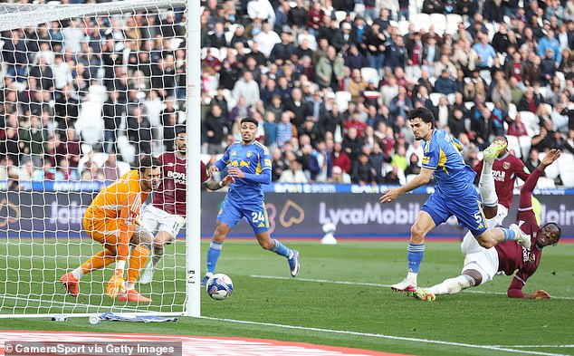 Axel Disasi scored in the 96th minute to pull West Ham level and sent the tie to extra-time