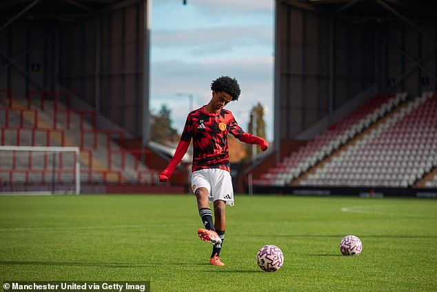 The youngest player heading to Ireland is full back Yuel Helafu, who has had one of the most accelerated rises in Manchester United’s academy in the past 12 months