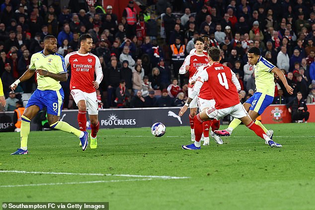 He scored the winning goal on Saturday as Southampton dumped Arsenal out of the FA Cup