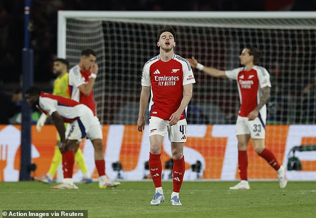 The Gunners were beaten 3-1 on aggregate by the French giants after a memorable campaign