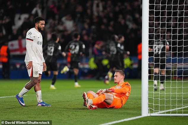 Filip Jorgensen's naive passing out from the back cost Chelsea dearly in Paris last month