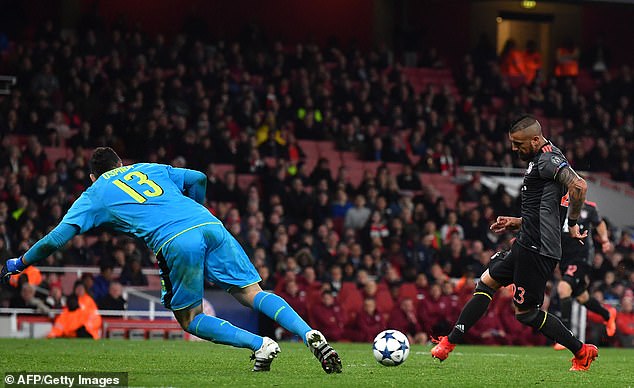 Bayern Munich thrashed Arsenal 10-2 on aggregate in the last-16 back in 2017