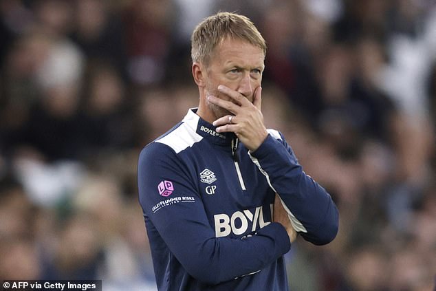 Potter's celebrations are a marked contrast from his nightmare at West Ham, where he was sacked back in September after nine months in the job