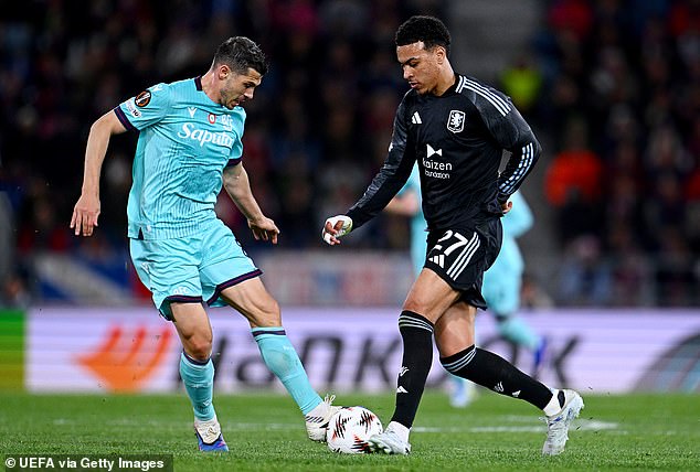 Rogers helped Villa to an impressive 3-1 win against Bologna in Italy on Thursday night