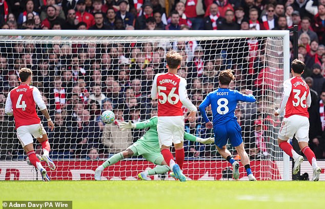 Alex Scott's well-taken second-half strike earned Bournemouth a deserved victory at the Emirates