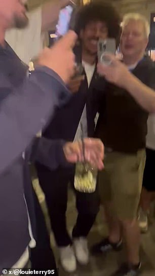 Palace stars joined fans out in the city after reaching the Conference League semi-finals