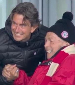 Thomas Frank returned to the Gtech Stadium in his first public appearance since leaving Tottenham in February