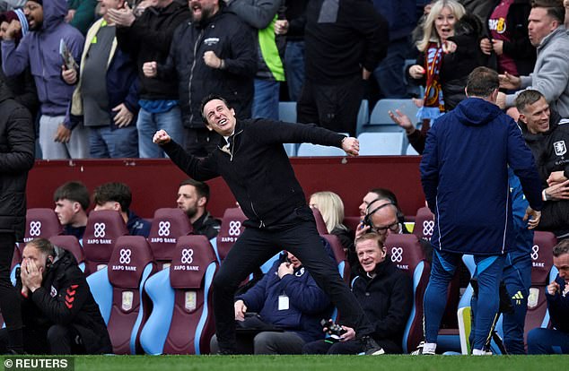 Villa are on track for their second Champions League qualification under manager Unai Emery