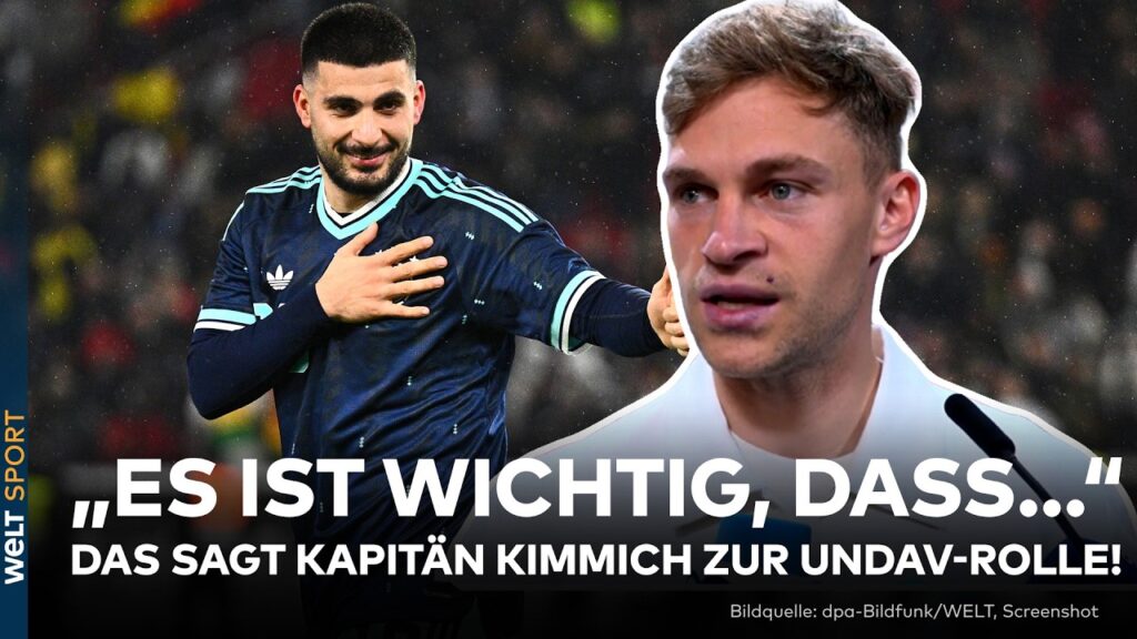 NATIONALMANNSCHAFT: DFB-Kapitän Joshua Kimmich über Deniz Undav und die Testspiele NATIONALMANNSCHAFT: DFB-Kapitän Joshua Kimmich über Deniz Undav und die Testspiele