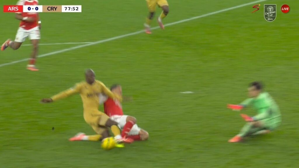 William Saliba vs Crystal Palace || Carabao Cup 🏆