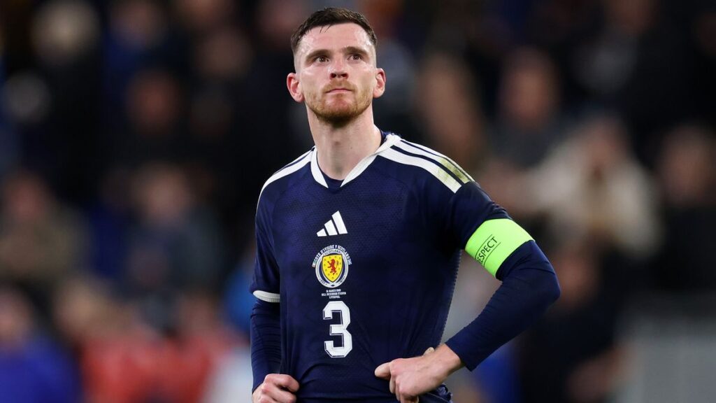 Andy Robertson reacts to Scotland booing and aims England dig — 'Let's be real'