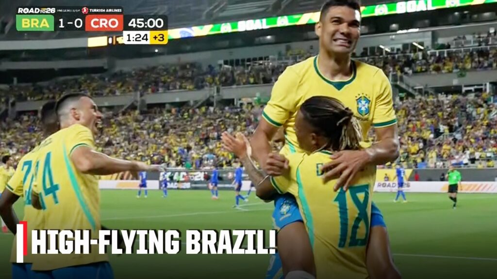 Vinicius Jr. connects with Danilo following Brazil’s counterattack | ESPN FC