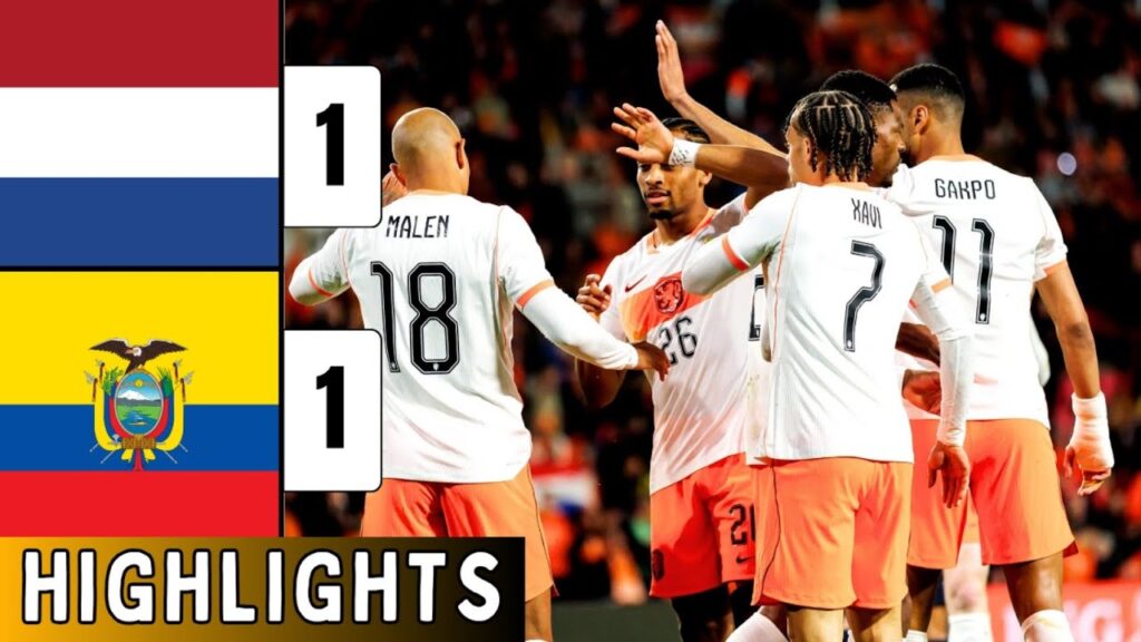 Netherlands vs Ecuador 1-1 Highlights | Denzel Dumfries Red Card | Pacho Own Goal | Valencia Penalty