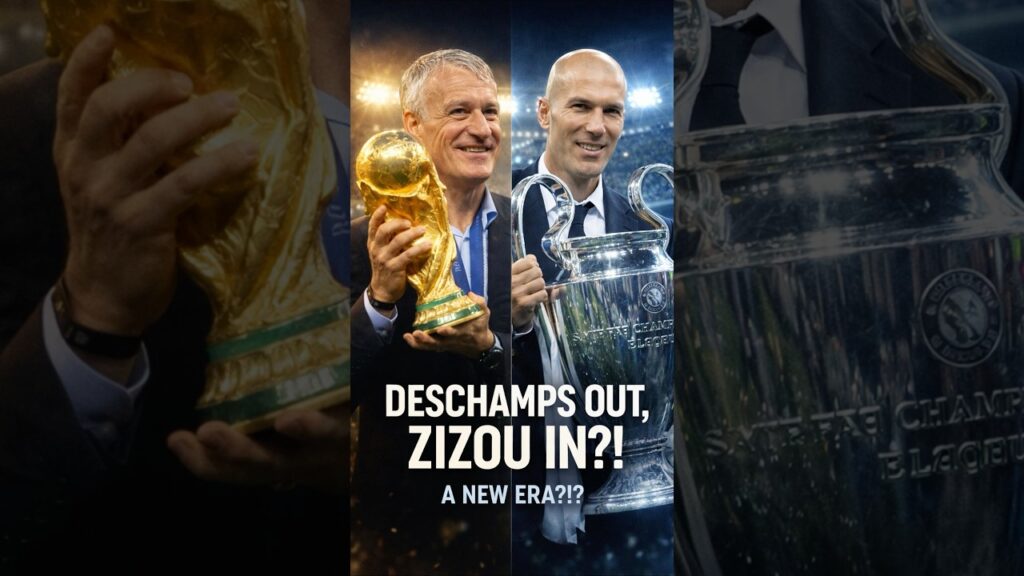 DESCHAMPS OUT… ZIDANE IN