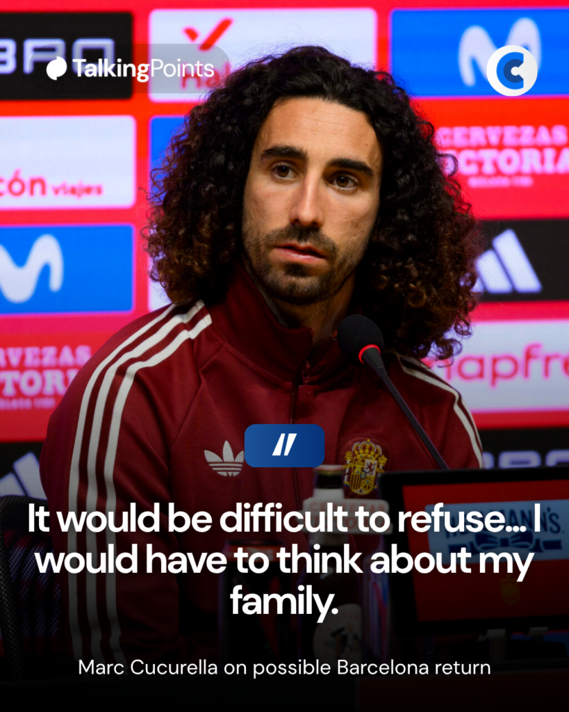 Marc Cucurella discussing his future