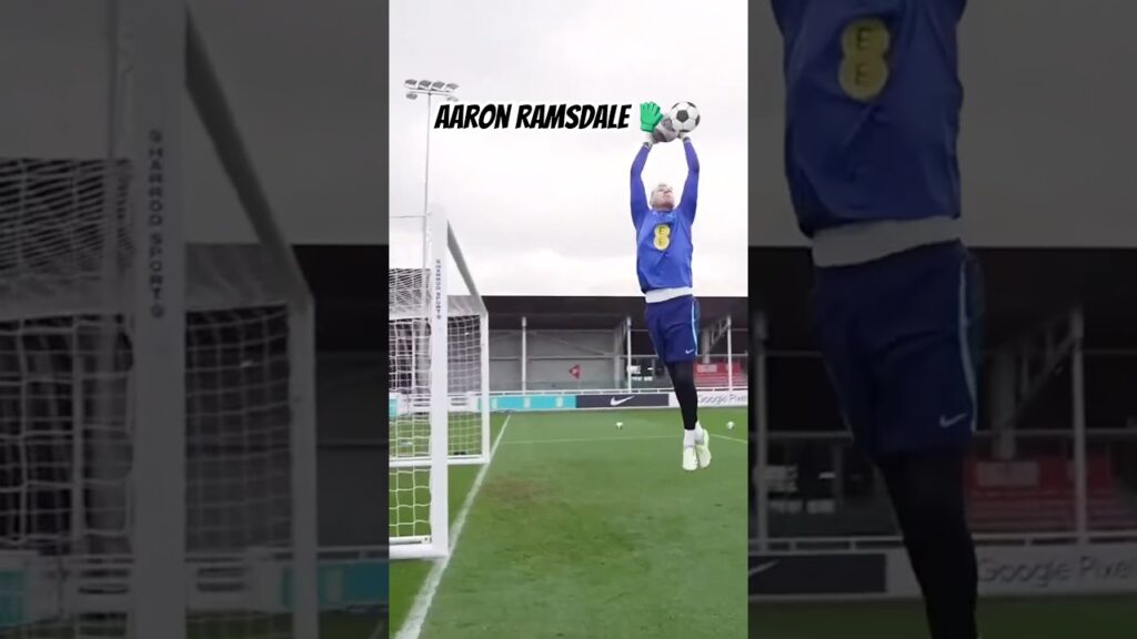 Ramsdale is a BEAST 🧤⚽️ #goalkeepertraining #goalkeeper #soccer #soccershorts #england
