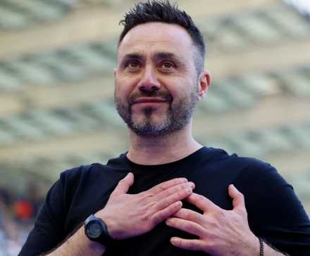 Former Marseille and Brighton manager Roberto De Zerbi