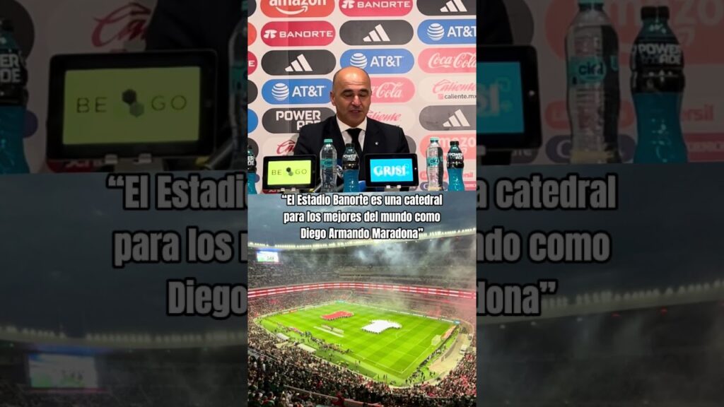 El ESTADIO BANORTE se llenó de elogios por parte del entrenador de Portugal, Roberto Martínez