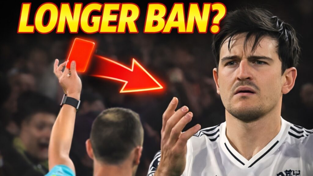 Harry Maguire Facing Lengthy Ban After Outburst at Official