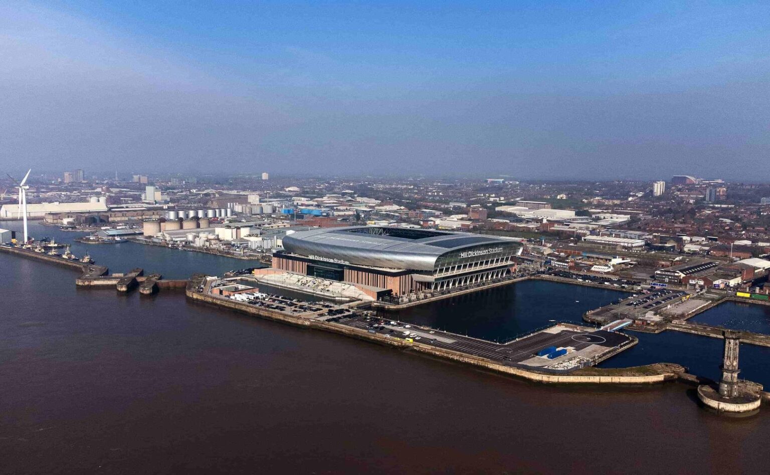 Dan Meis wanted Everton’s stadium “to feel like it grew out of the dock”