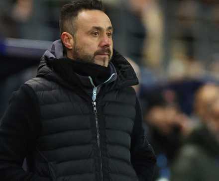 Former Olympique de Marseille coach Roberto De Zerbi