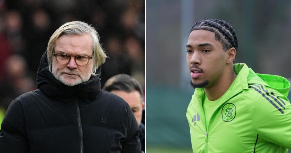 Celtic star's Aaron Hickey chat & Steven Pressley praise before Dundee