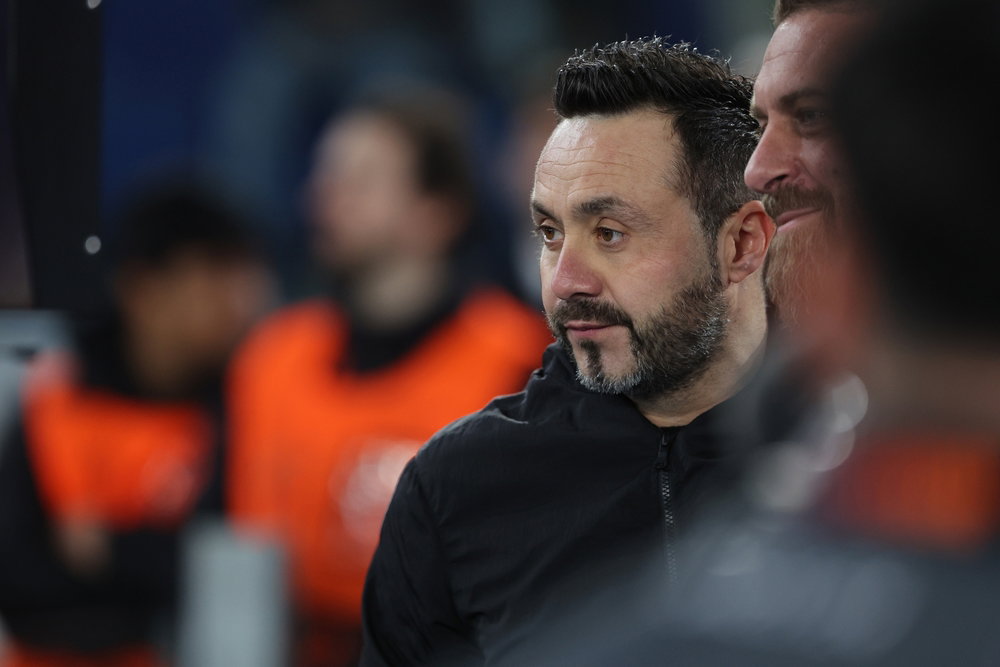 Tottenham manager Roberto De Zerbi