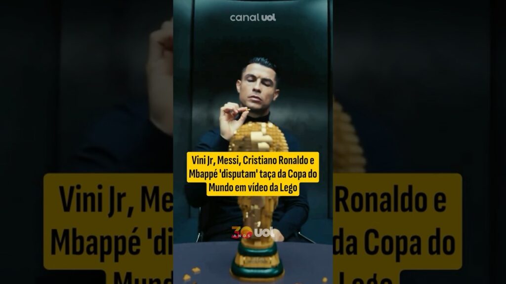MESSI, CRISTIANO RONALDO, MBAPPÉ E VINI JR. APARECERAM 'DISPUTANDO' A TAÇA DA COPA