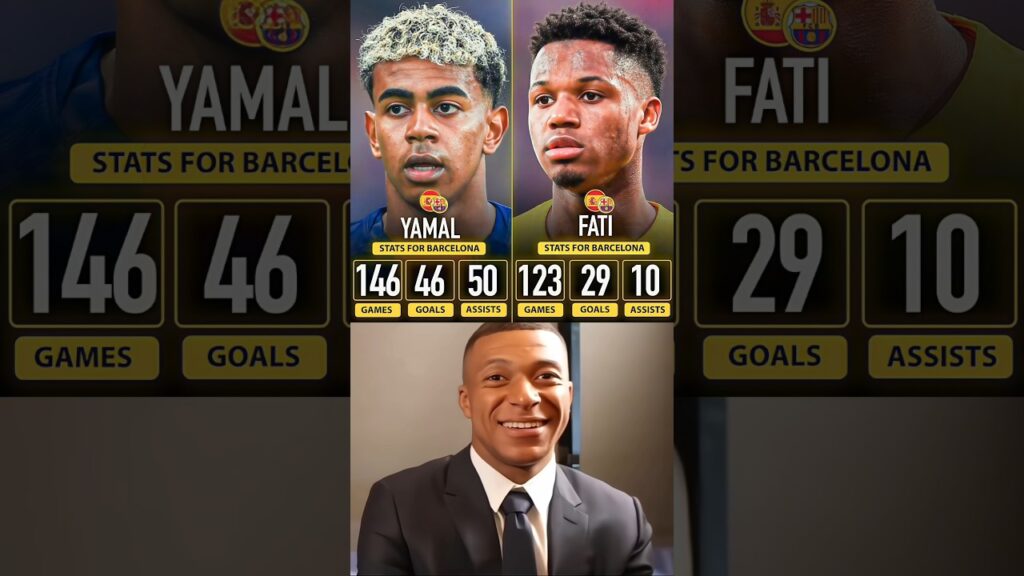 Lamine Yamal 🆚 Ansu Fati Stats For Barcelona 😜😤