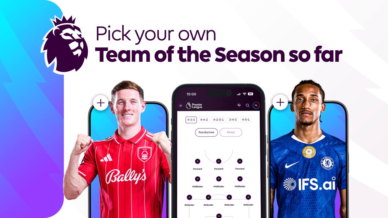 Pick your Premier League Team of the Season so far