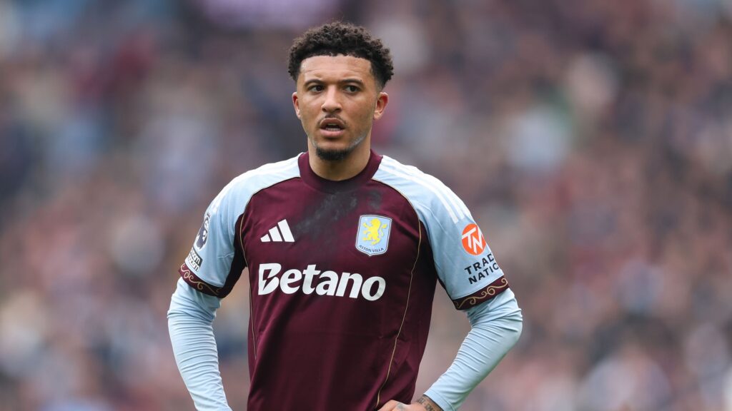 Jadon Sancho to miss crucial run of Aston Villa games after freak injury blow in friendly