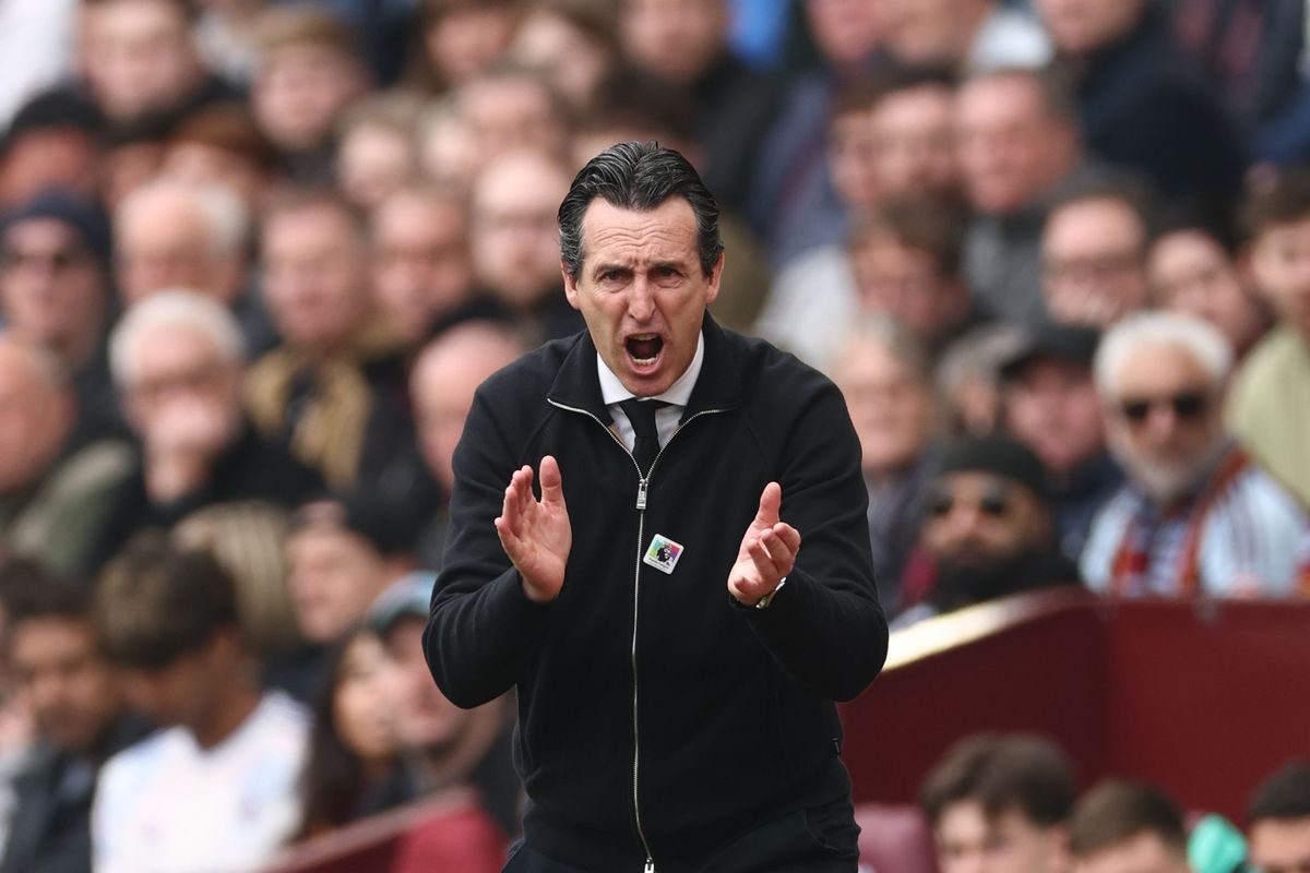 Aston Villa manager Unai Emery