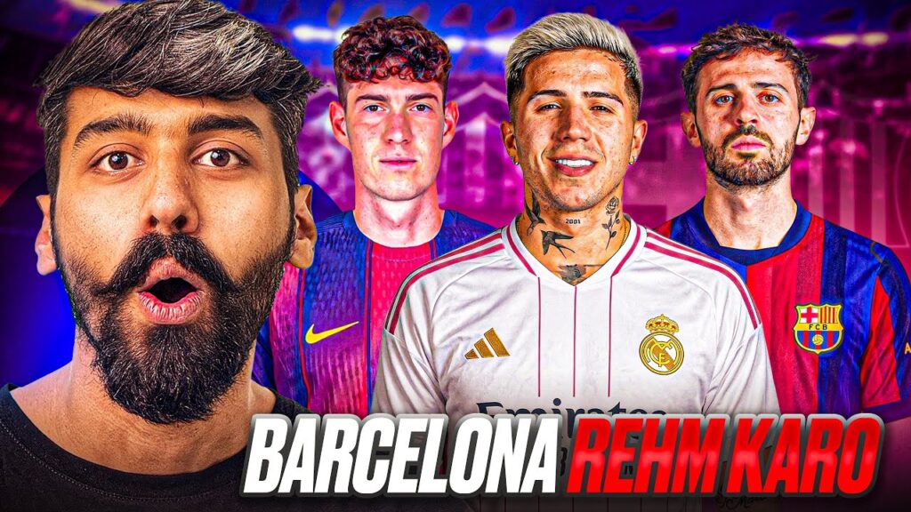 Barcelona Scary Transfer Plans with Hansi Flick ! Enzo & Rodri Flirts with Real Madrid ? Divyansh