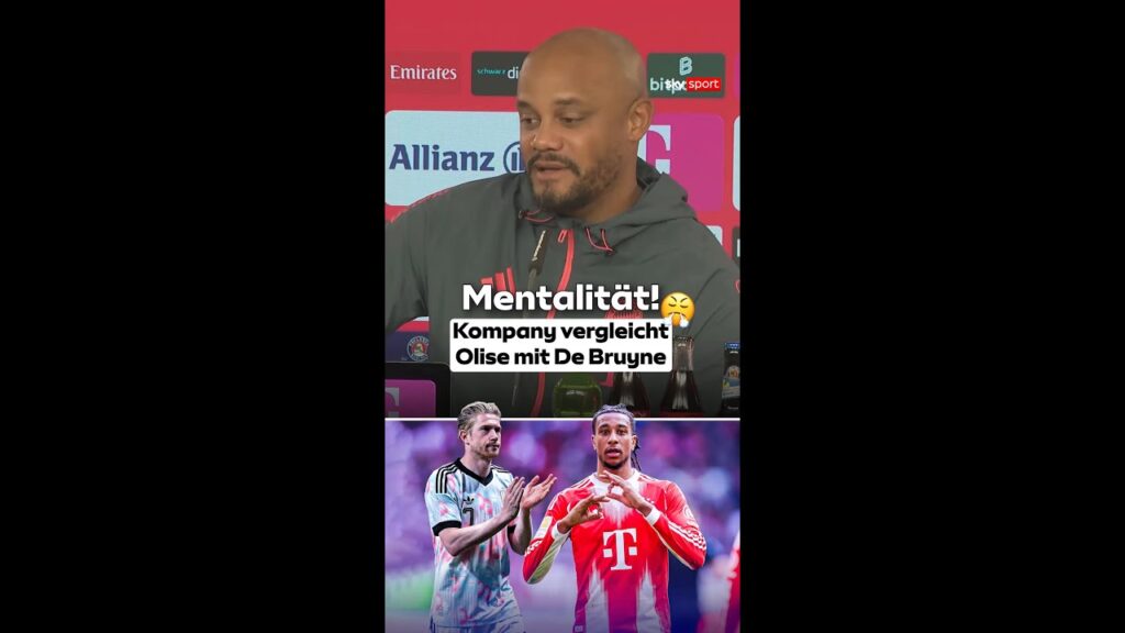 Kompany vergleicht Olise mit De Bruyne