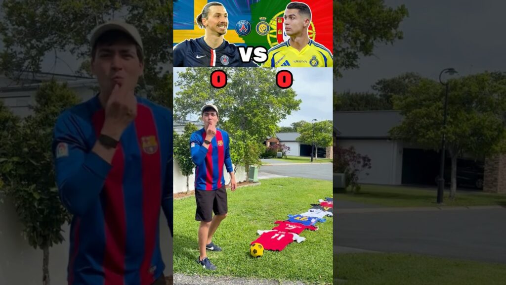 Ibrahimovic VS Cristiano Ronaldo Ball Roll Challenge Ibrahimovic VS Cristiano Ronaldo Ball Roll Challenge