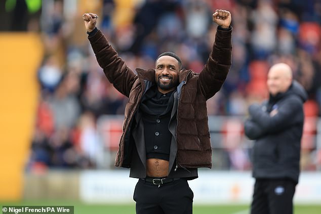 Defoe may have scored more than 300 goals over his own career, including 20 in 57 caps for England, but this one from Pennant in the 85th minute thrilled him as much as any of his own