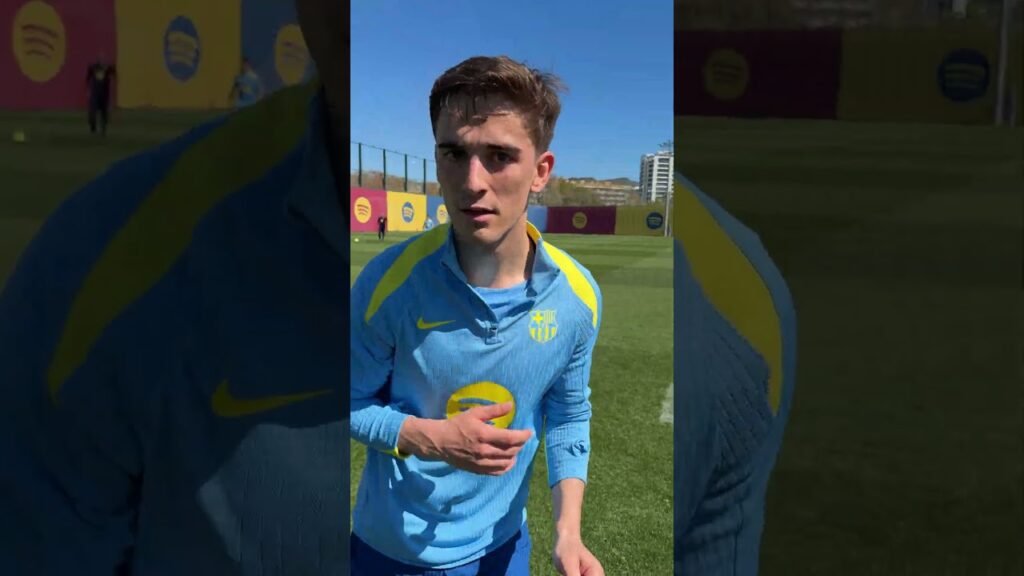 POV: When Gavi dribbles past you 😏  #fcbarcelona #gavi