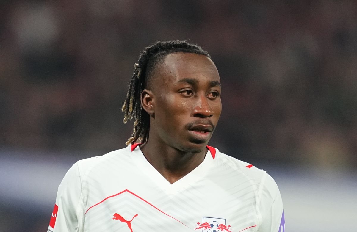 Yan Diomande (RB Leipzig )  looks on during Matchday 27 1.Bundesliga: RB Leipzig and Hoffenheim at Red Bull Arena, Leipzig, Germany on March 20  2026