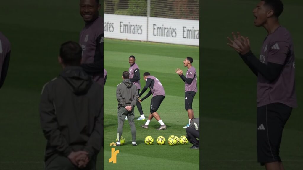 🤣 Mbappé vs Bellingham avec les réactions des deux c’est trop drôle #realmadrid #mbappe #bellingham