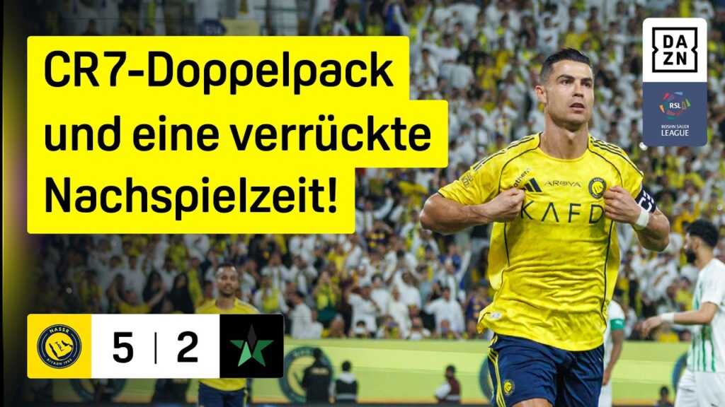 Ronaldo & Mané treffen doppelt: Al-Nassr - Al-Najma | Saudi Pro League | DAZN Highlights