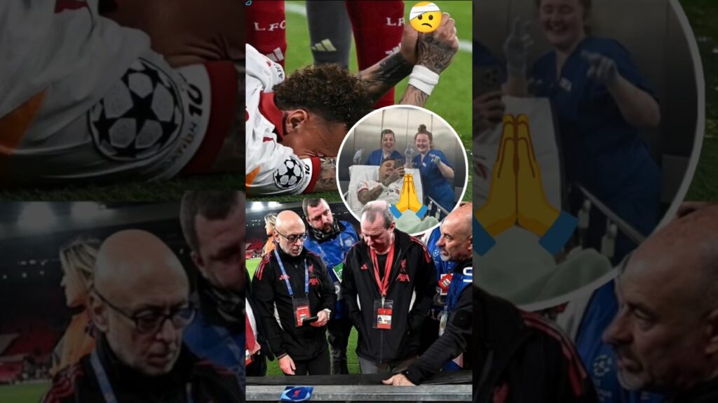 Horror at Anfield,Noa Lang’s Finger Accident Shocks Football 😨 #soccershorts #ucl