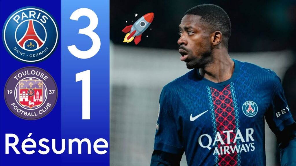 Ousmane Dembélé Goal 🚀⚽ PSG vs Toulouse 3-1 Highlights & All Goals • Dembélé brace 😱🔥