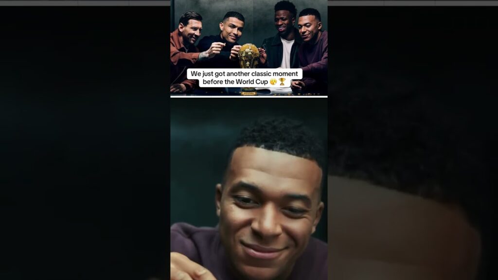 LEGO really pulled together Ronaldo, Messi, Vinicius Jr. and Mbappé 🤩 (via LEGO/IG)