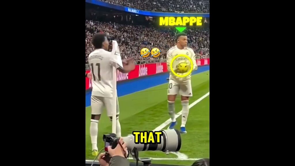 Mbappé and Rodrygo's trick on the corner kick