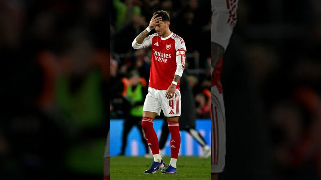 What has happened to Ben White? 💔🕊️ #afc #arsenal #facup