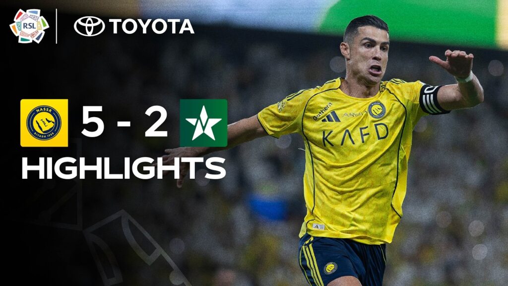 Ronaldo scores his 966th and 967th goals in BIG 5-2 win! 🐐 | Powered by Toyota