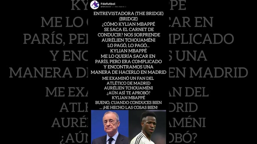 Mbappé y su curioso carnet de conducir 😅🚗