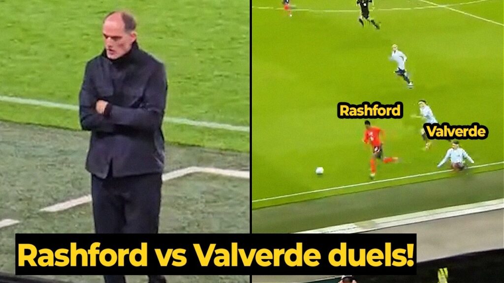 Tuchel SHOCKED as Rashford easily TROLLS Valverde in speed duels!